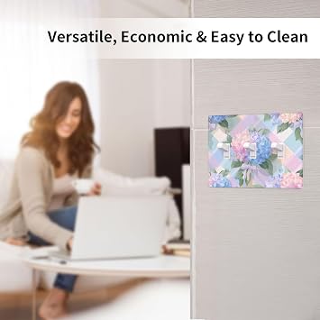 Hydrangea Bouquet Pastel Pink Blue Green Flower Light Switch Covers 3 Gang Triple Toggle Wall Plate Switchplate Electrical Faceplate For Bathroom Kitchen Bedroom Decor