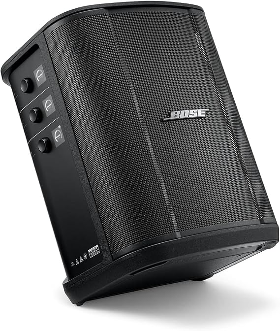 Bose S1 Pro Plus Bluetooth Speaker System Bundle with Battery, Shure PGA48 Microphone, 15ft XLR Audio Cable (6 Items)