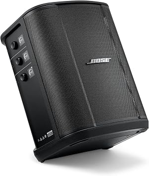 Bose S1 Pro Plus Bluetooth Speaker System Bundle with Battery, Shure PGA48 Microphone, 15ft XLR Audio Cable (6 Items)