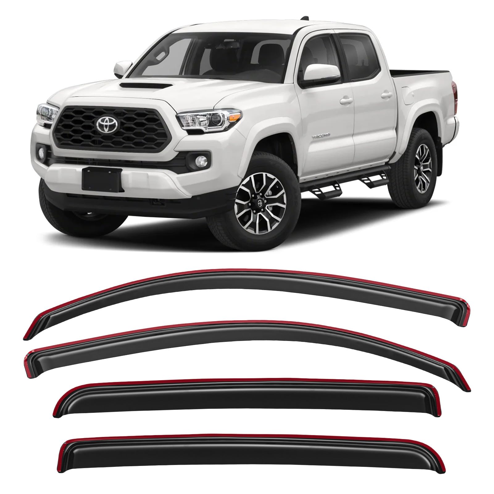 inChannel Window Visors Rain Guards for 20162023 Toyota