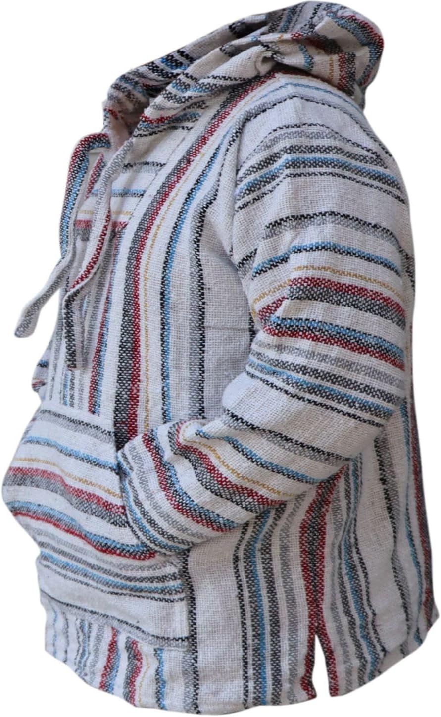 Classic Mexican Baja Hoodie Sweater Pullover - Image 2