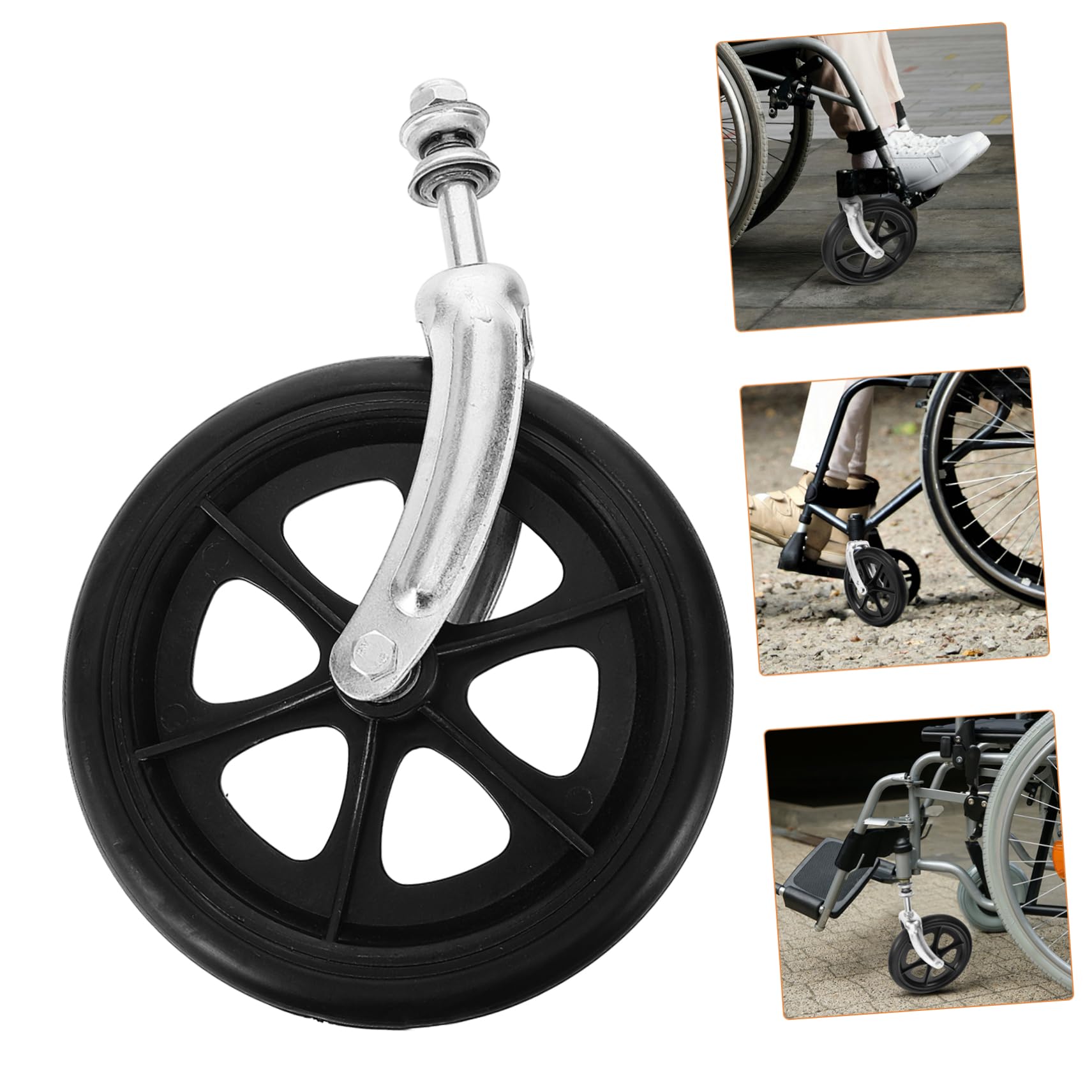 Rueda De Repuesto Para Silla De Ruedas De Cojinete Con Accesorio De Tracción Usar Interiores y Exteriores