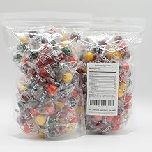 JAW BREAKERS Hard Candy 4 lb – 5 Assorted Fruit Flavors, Individually Wrapped, Bulk