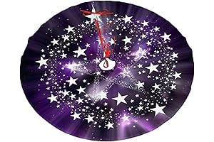 Stars Pentagram Witchcraft Halloween Christmas Tree Skirt
