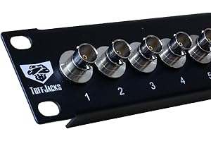 Tuff Jacks 24 Port Rackmount BNC 75 Ohm Patch Panel