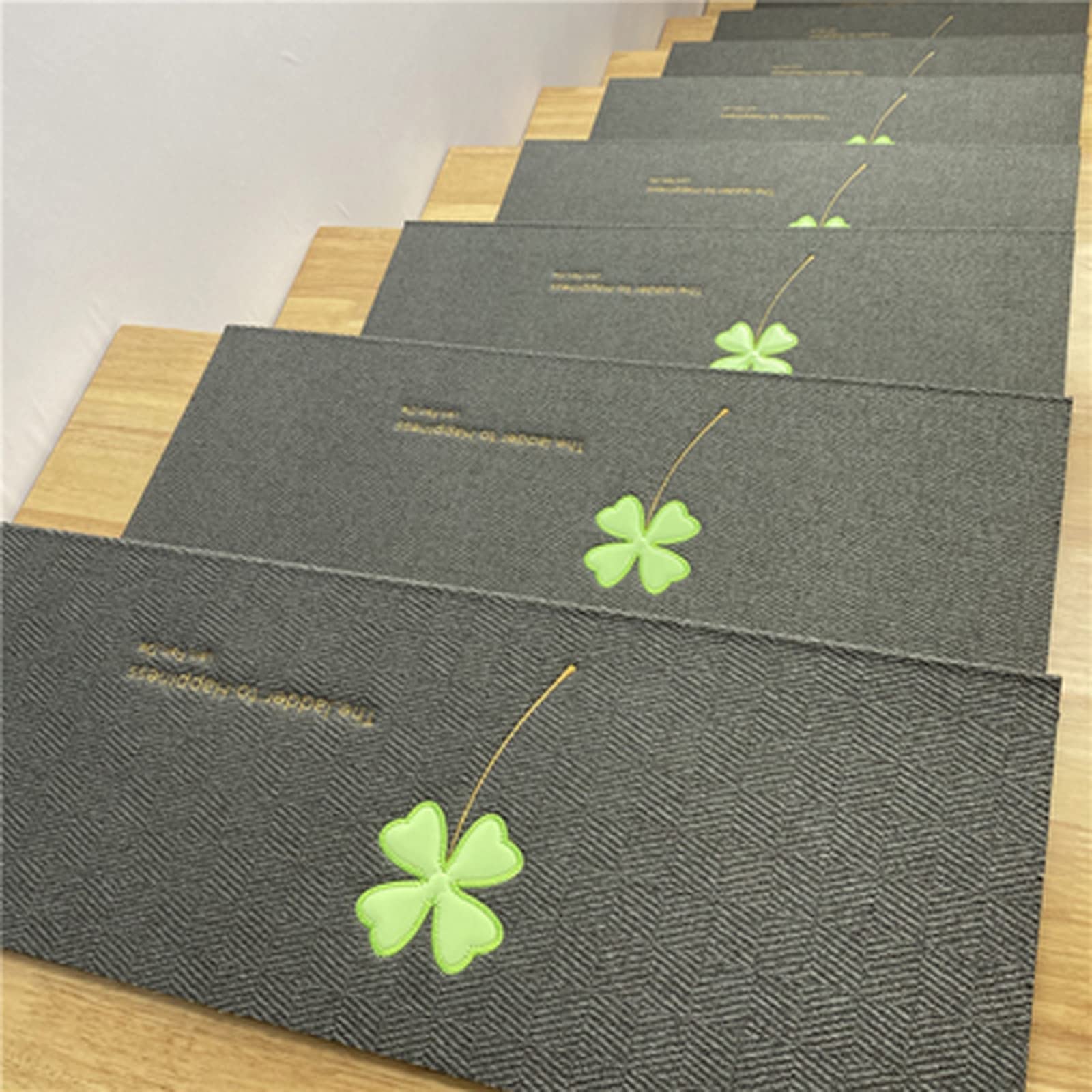 YTBHSHXZ stair treads， 1Pc Fluffy Soft Stairs Non-Slip Plush Carpet Runner Anti-Slip(3)
