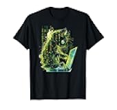 Cute Cat Programmer Computer Binary Programming T-Shirt