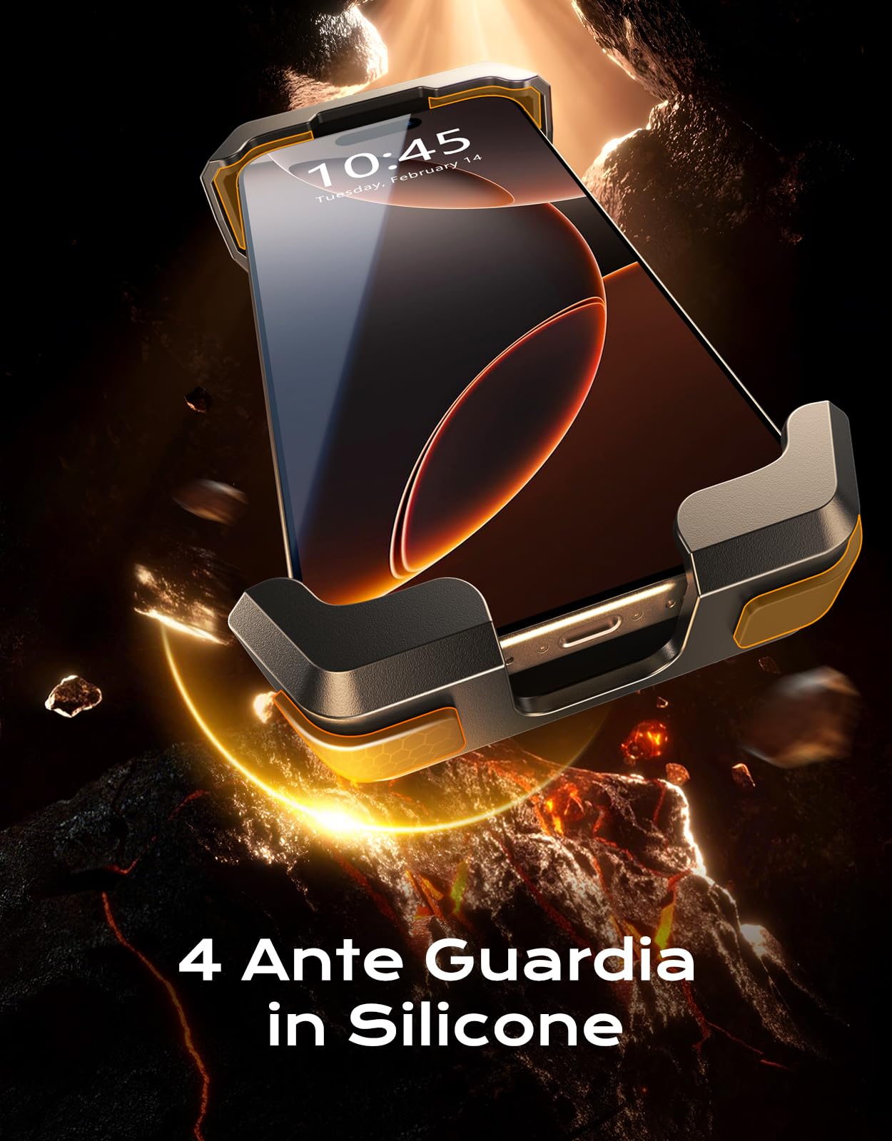 CIRYCASE Porta Cellulare Moto, 2026 Aggiorna Antivibrazione Porta Cellulare Bici Stabile, [360° Rotabile & Blocco Rapido] Manubrio Supporto Telefono Moto, Cavalletti per Bicicletta Telefoni 4.7-6.8''