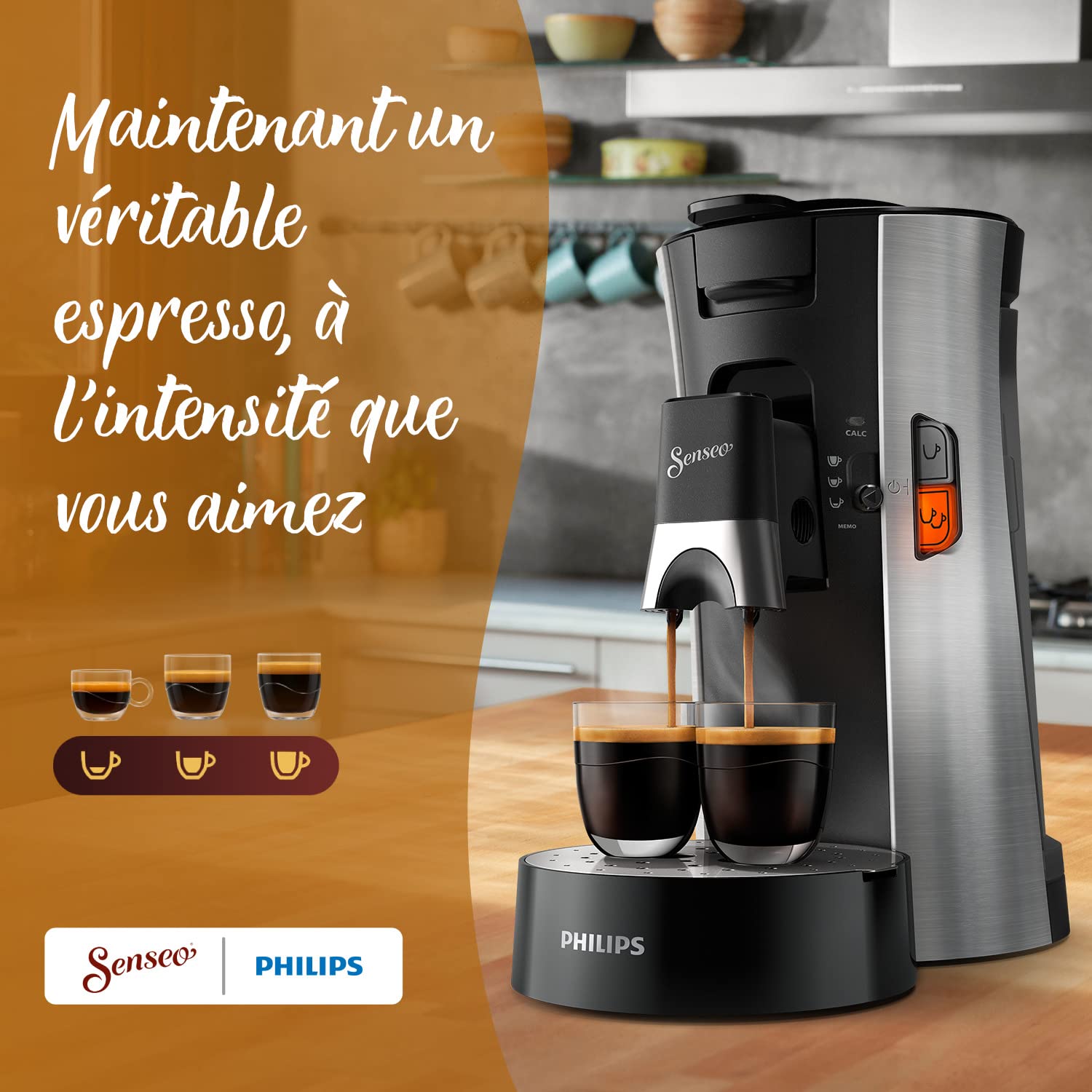 Senseo Corsé 40 dosettes 277g - Lot de 10