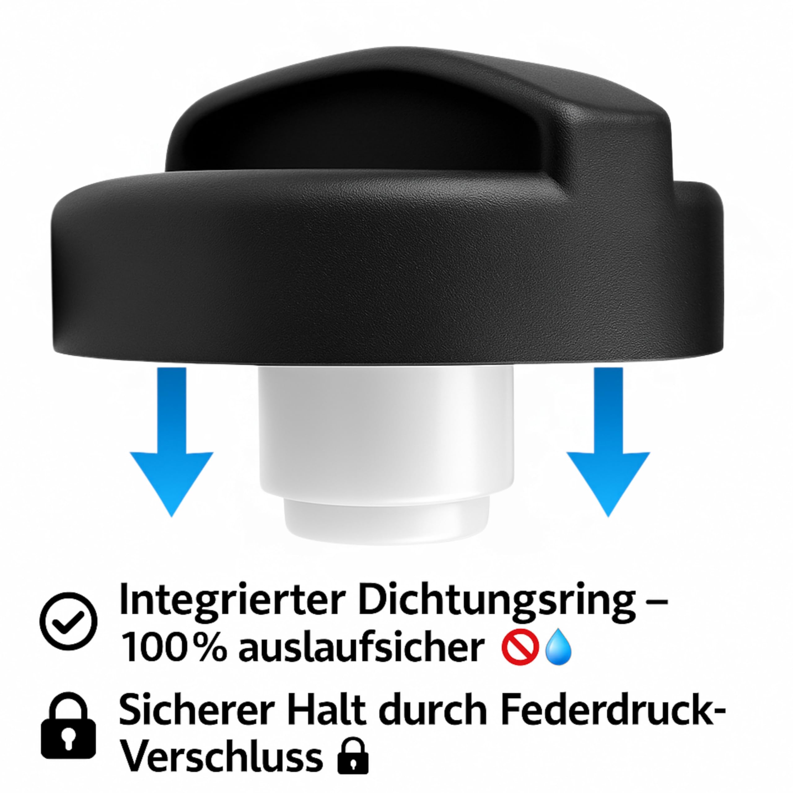 Abschließbarer Wassertankdeckel Wohnmobil – wassertankdeckel wohnwagen, deckel wassertank, für Einfüllstutzen Wasser Wohnmobil, Lebensmittelechter Kunststoff, UV-Beständig