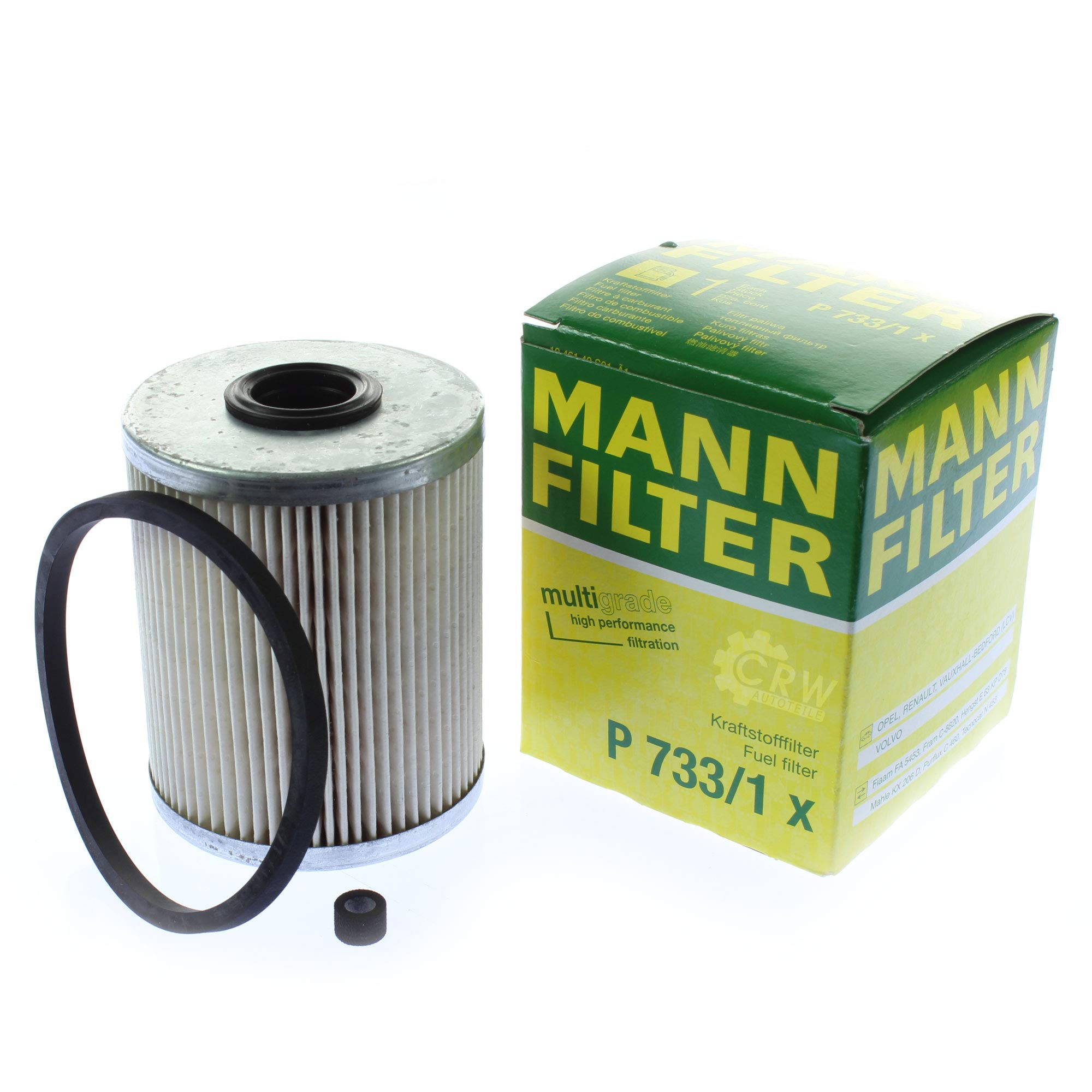 Paquete de inspección Kit de mantenimiento de filtros con filtro de aceite HU 618 x, filtro de aire C 24 123/2, filtro de combustible P 733/1 x, filtro de habitáculo CUK 3840, tornillo de