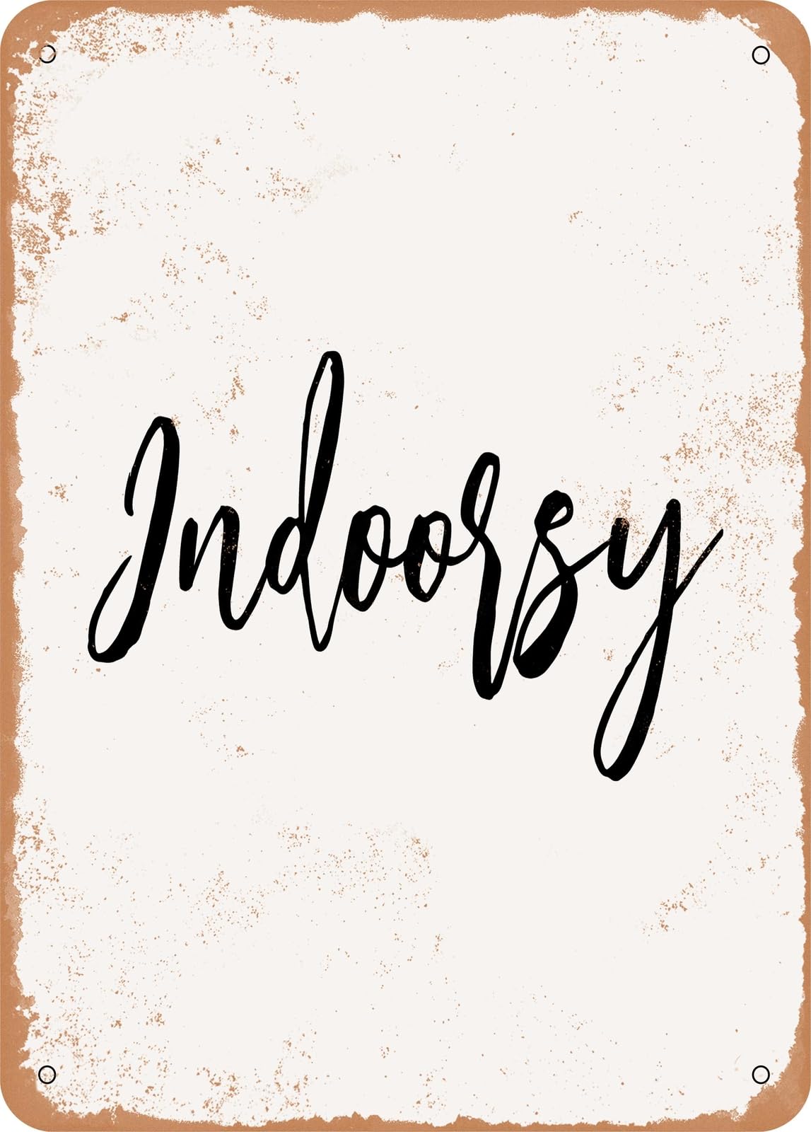 Miaomansenstore Metal Sign - Indoorsy - Vintage Rusty Look Home Decor