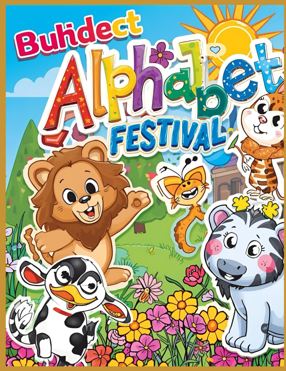Fun ABC coloring Book for Early Learners: Learn Letters, Words & Early Vocabulary with Cute Illustration