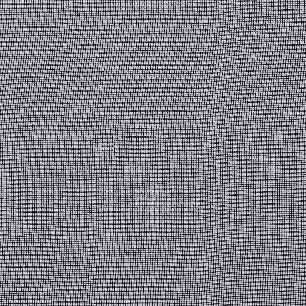 Lot de 2 rideaux en voile avec languette - En polyester - Noir - 140 x 175 cm - Protection solaire - Pour fenêtre, salon, bureau, balcon
