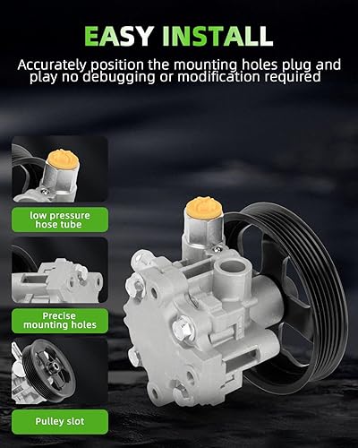 Miniatura 5 de SCITOO Bomba de dirección asistida compatible con Dodge Caliber 2007-2012, 2007-2017 para Jeep Compass, 2007-2017 para Jeep Patriot, 20-2401, kit de