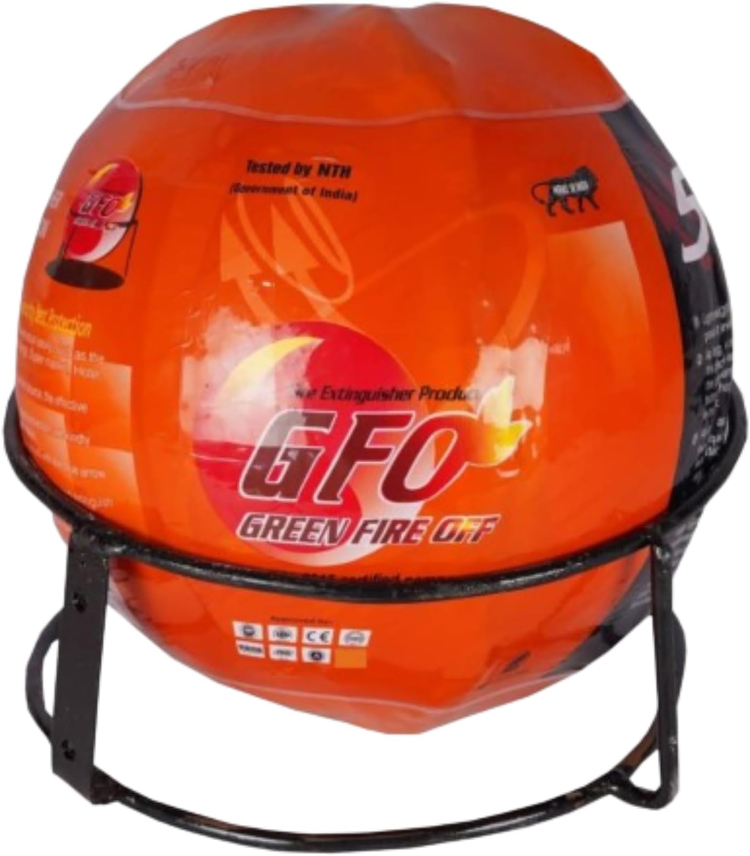 Green Fire off(GFO) Automatic Fire Ball 1.7kg - Self-Activation, High-Capacity Fire Extinguishing Ball Pack of 1