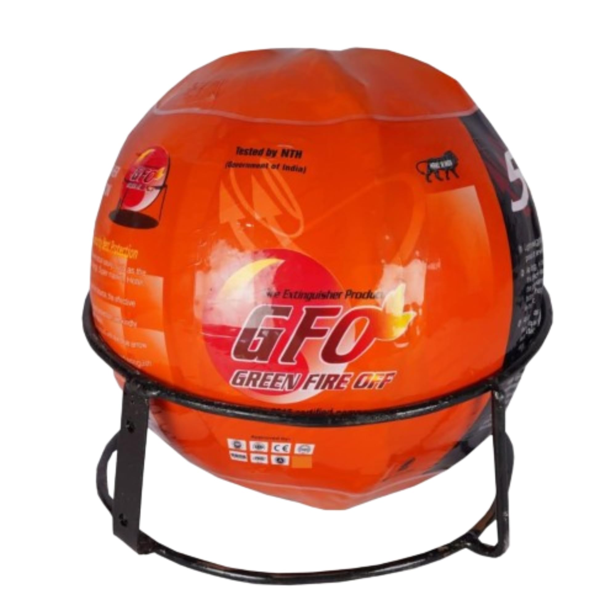Green Fire off(GFO) Automatic Fire Ball 1.7kg - Self-Activation, High-Capacity Fire Extinguishing Ball Pack of 1