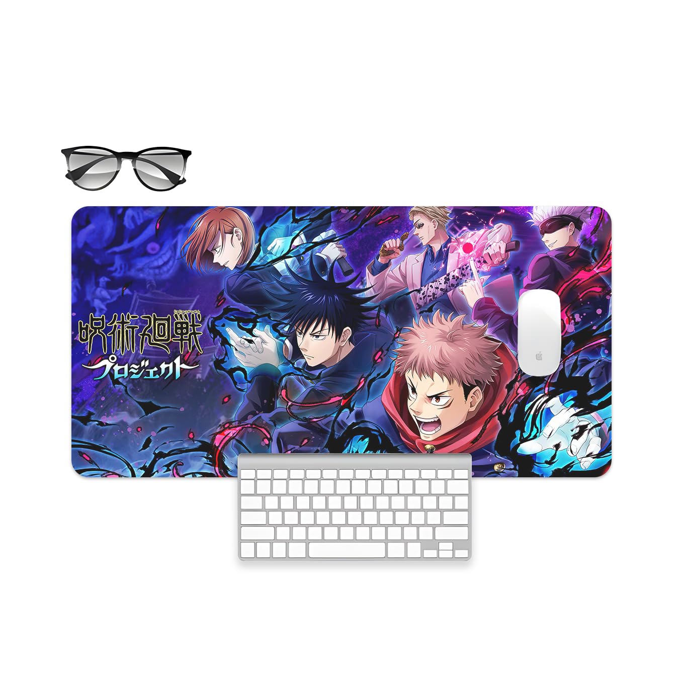SoulAbiti Jujutsu Kaisen Mouse Pad - 23.6 x 11 Inches Desk Pad - Gaming and Workstation Mat for Sorcery Fight Fans - Non-Slip Rubber Base - Smooth Surface for Precise Control (B0CL8ZBCXT) Amazon Price History, Amazon Price Tracker