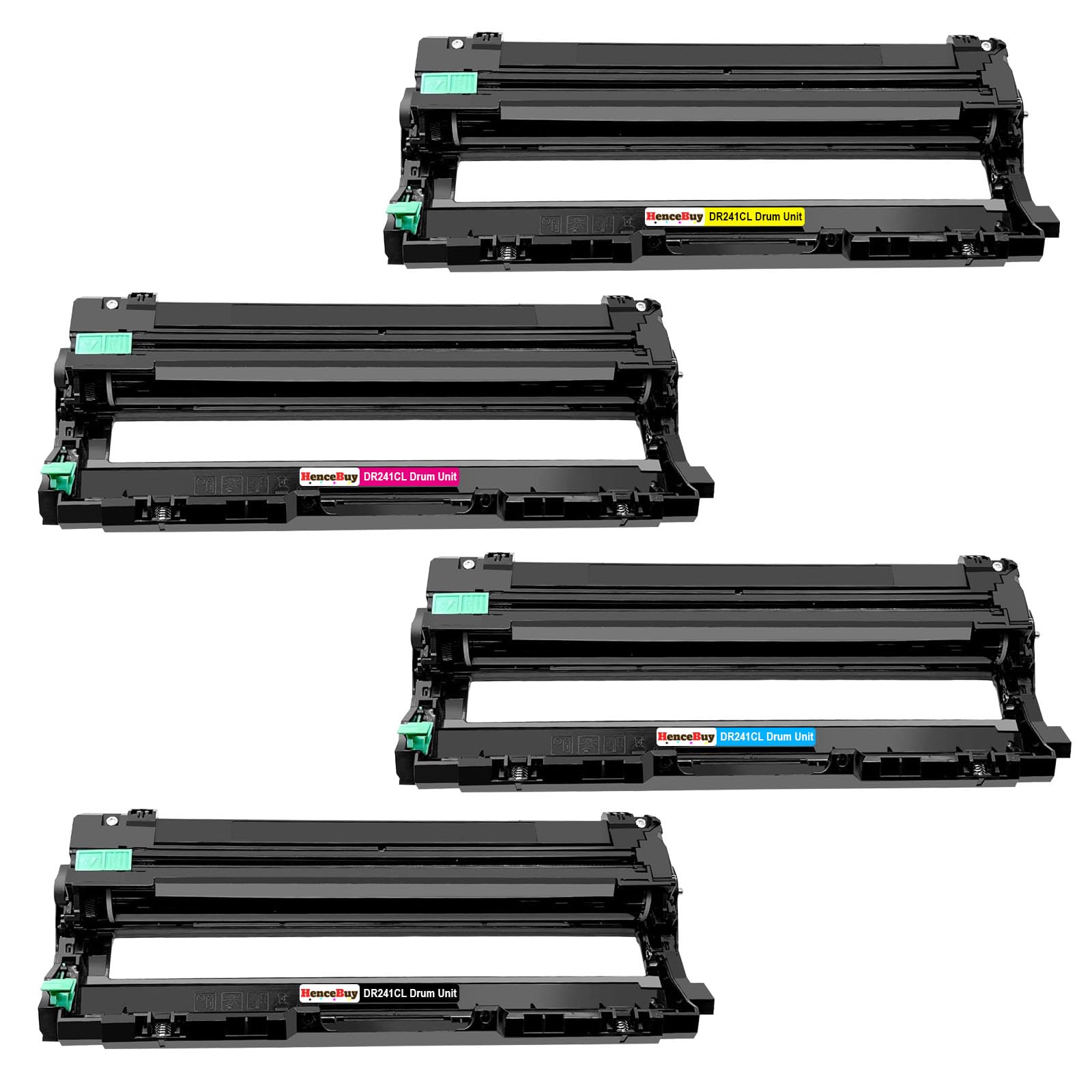 Brother DR241CL Tamburo Originale per Stampanti DCP9020CDW, HL3140CW, HL3150CDW, HL3170CDW, MFC9140CDN, MFC9330CDW, MFC9340CDW, Capacità fino a 12.000 Pagine, Nero, Ciano, Magenta, Giallo
