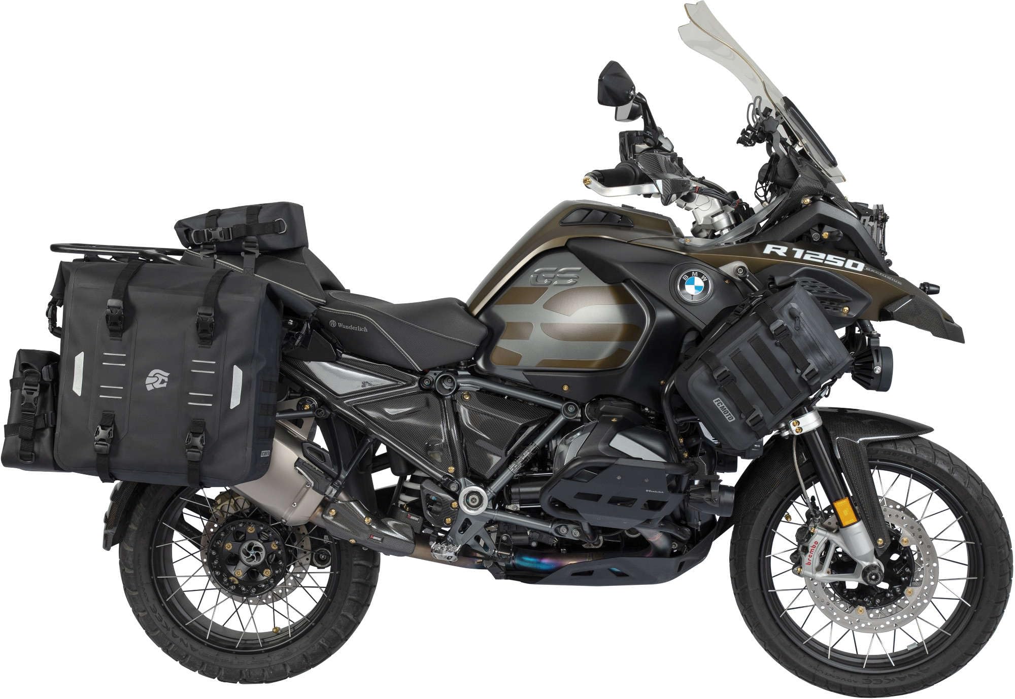 Moto Ever-ST 5 L borsone impermeabile, nero carbone