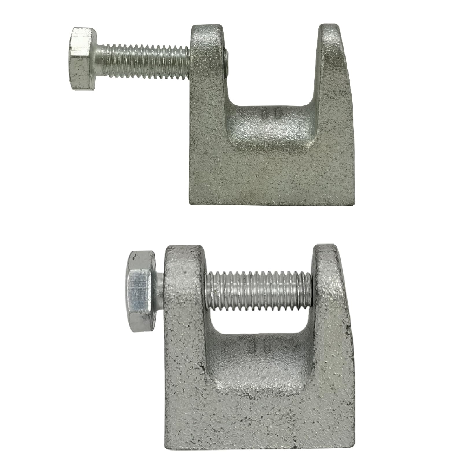 Morsetto a C in metallo da 1 cm, adatto per montaggio a parete o soffitto
