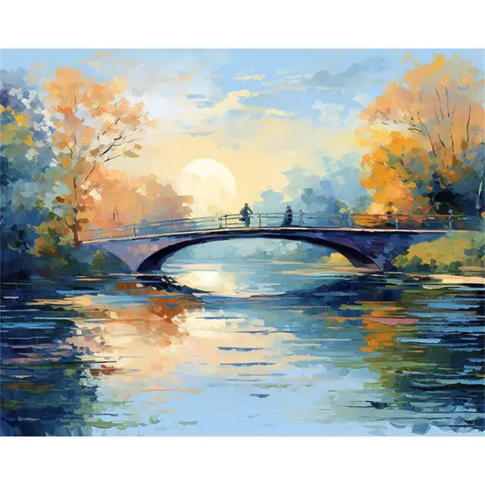 Paint By Numbers For Adults Beginner, Canvas Oil Painting Kit For