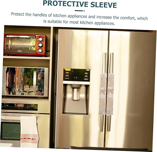 Miniatura 2 de Guantes de encaje para manija de refrigerador, 6 unidades, cubiertas para manijas de puerta, para electrodomésticos, manijas de armario, cubierta de