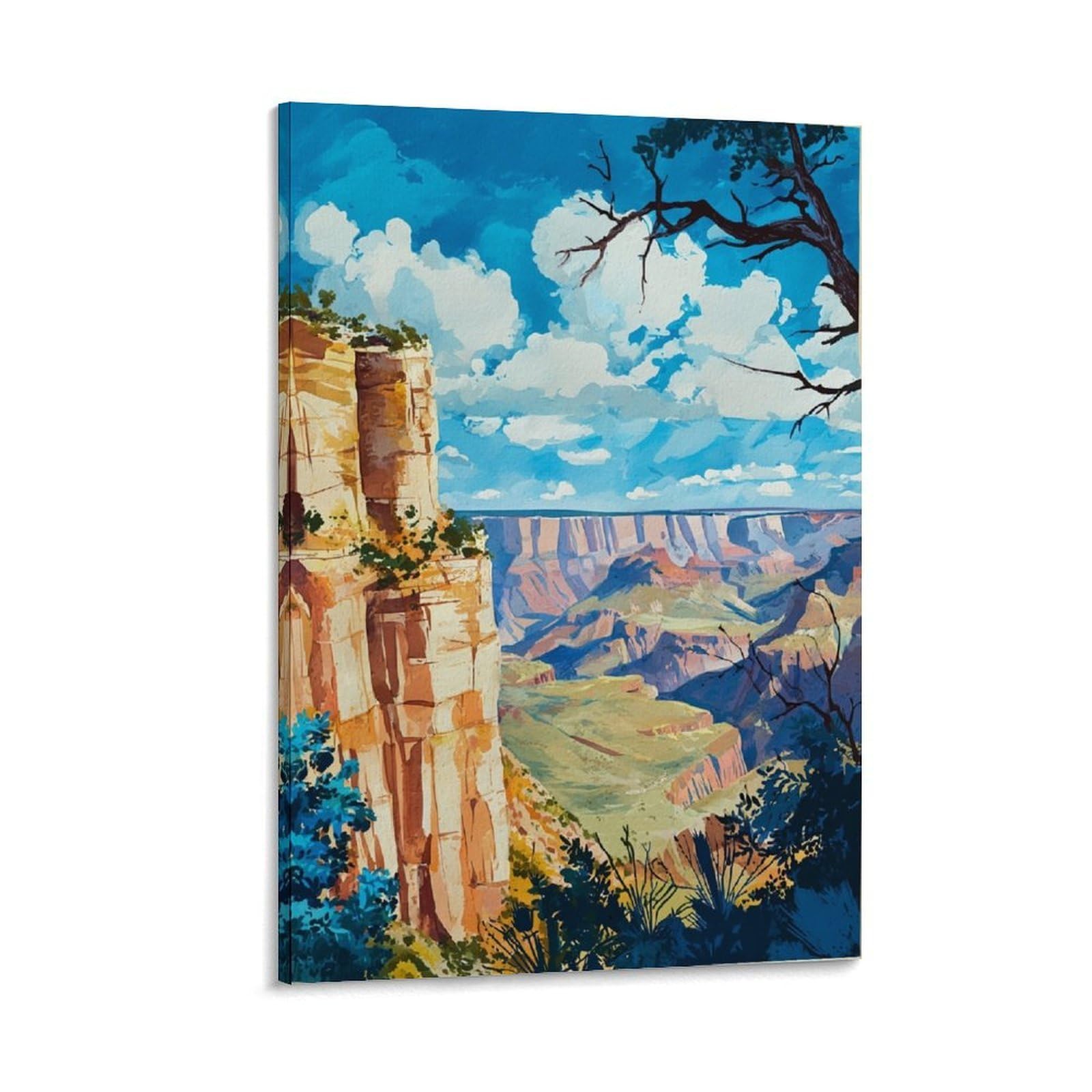 ZBBGGOZ Colorado National Monument Poster 08x12inch(20x30cm) Canvas Wall Posters And Art Picture Print Modern Family Bedroom Decor