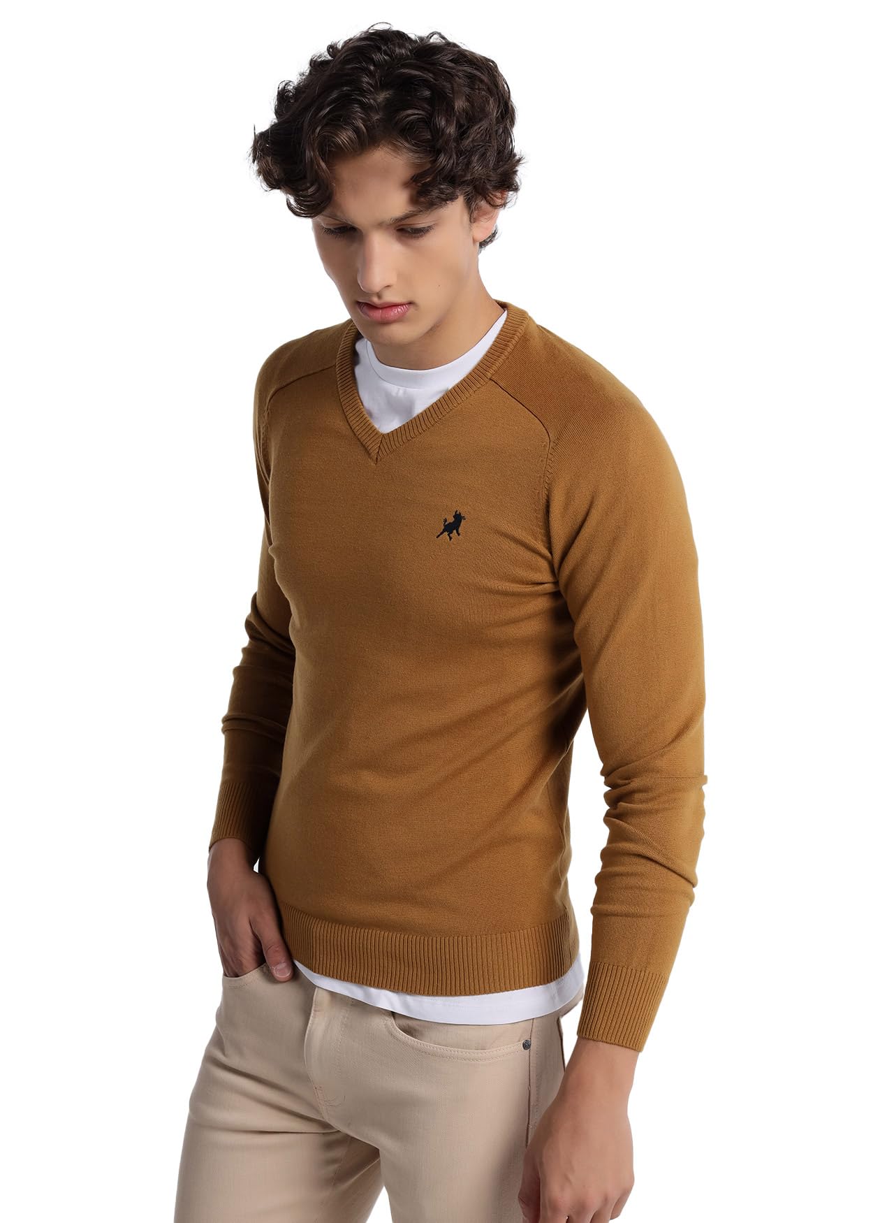 Lois Jeans - Jersey Basico con Cuello a Pico