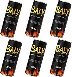 Baly Energético Tradicional 250ml Com 6 unidades