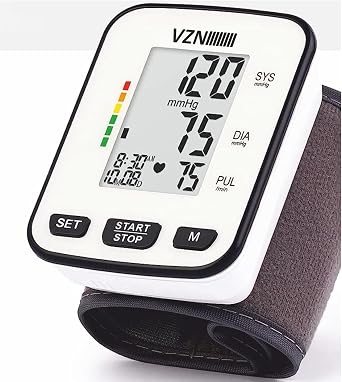 Vzn Automatic Digital Wrist Measured Turkish Speaking Blood Pressure Monitor