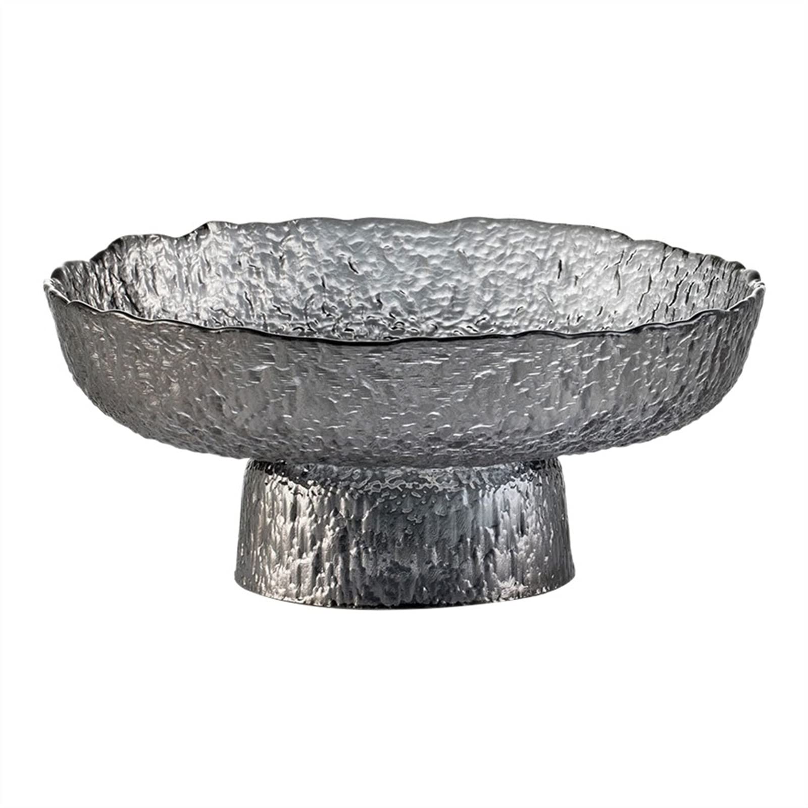 Corbeille à Fruits Bol de Fruits en Verre martelé Moderne Luxe Luxe Mode Bol DE Fruit Corbeilles à Fruits (Color : Dark Grey)