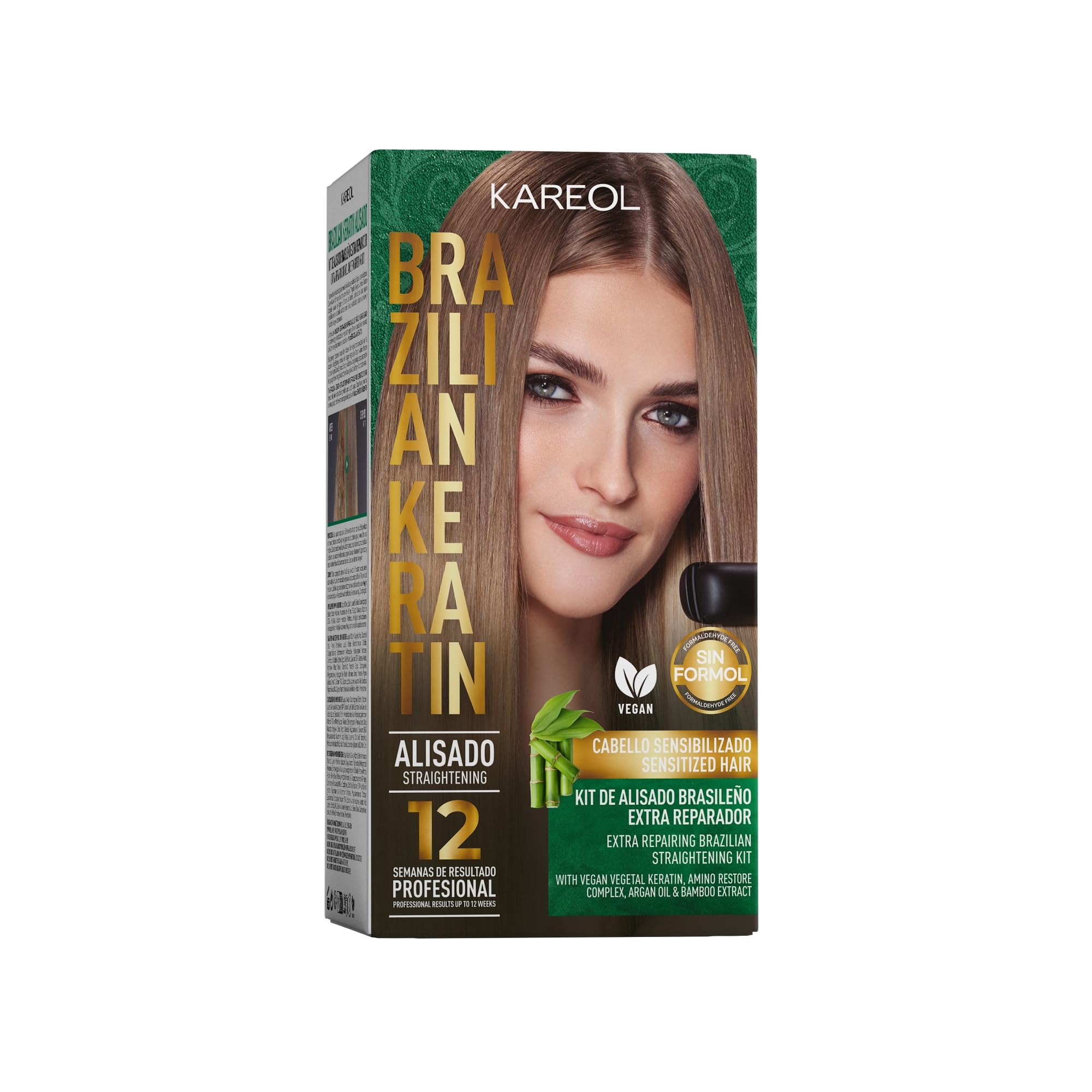 Extra Repairing Keratin Straightening Kit, Formaldehyde Free
