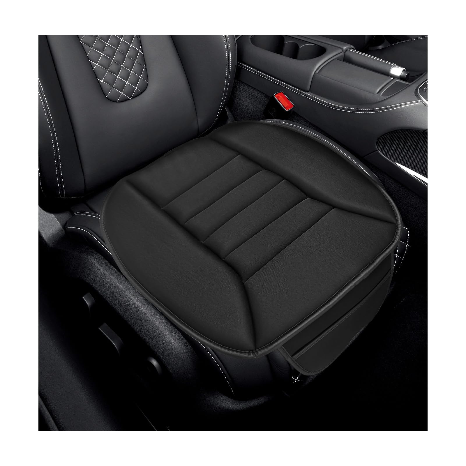 KAYI Car Seat Cushion,Memory Foam Car Seat Cushion,Breathable Car Seat Cushion,Non-Slip Bottom,for Car And Office Chairs (Black