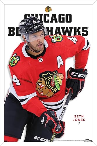 Trends International NHL Chicago Blackhawks - Póster de pared de la serie 23 de Seth Jones