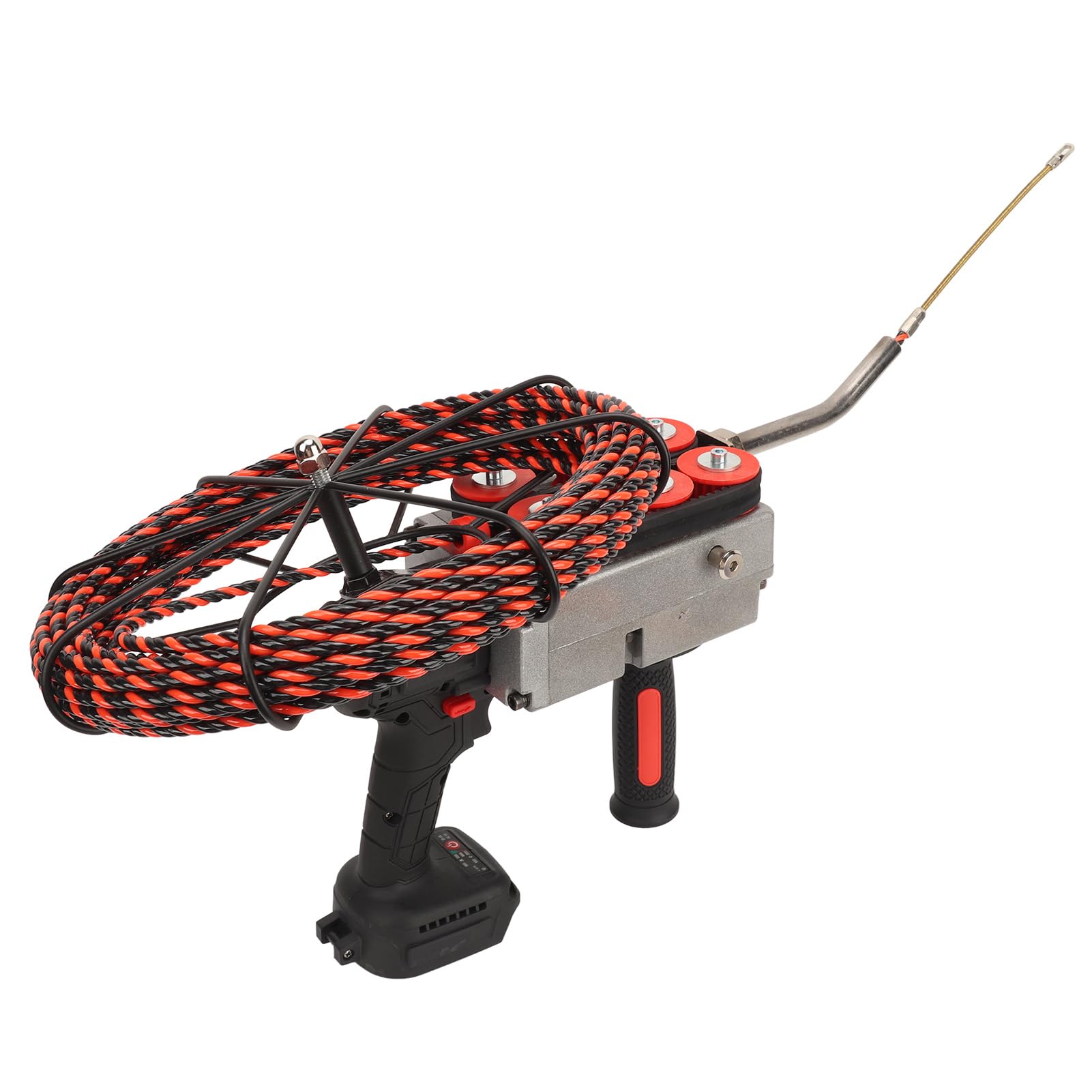 Electric Pipe Threading Machine, 15 Meter TEP Wire Pipe Threading Machine 40mmin 6 Guide Wheels for Home Decoration