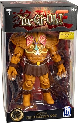 Miniatura 5 de Yu-Gi-Oh! Figura de acción articulada altamente detallada de 7 pulgadas, edición limitada, incluye tarjeta comercial exclusiva, Exodia The Forbidden