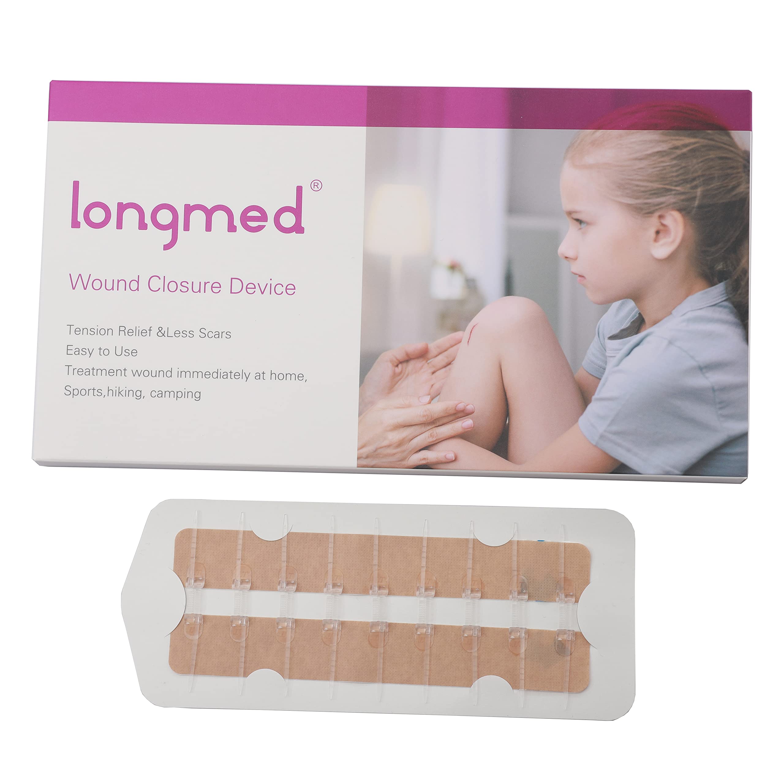 Buy Longmed Butterfly Bandages Waterproof Stitch Sutures Adhesive