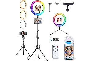 FOTODIOX 13" Selfie Starlite Stix Vlog Light Kit w/ Tripod