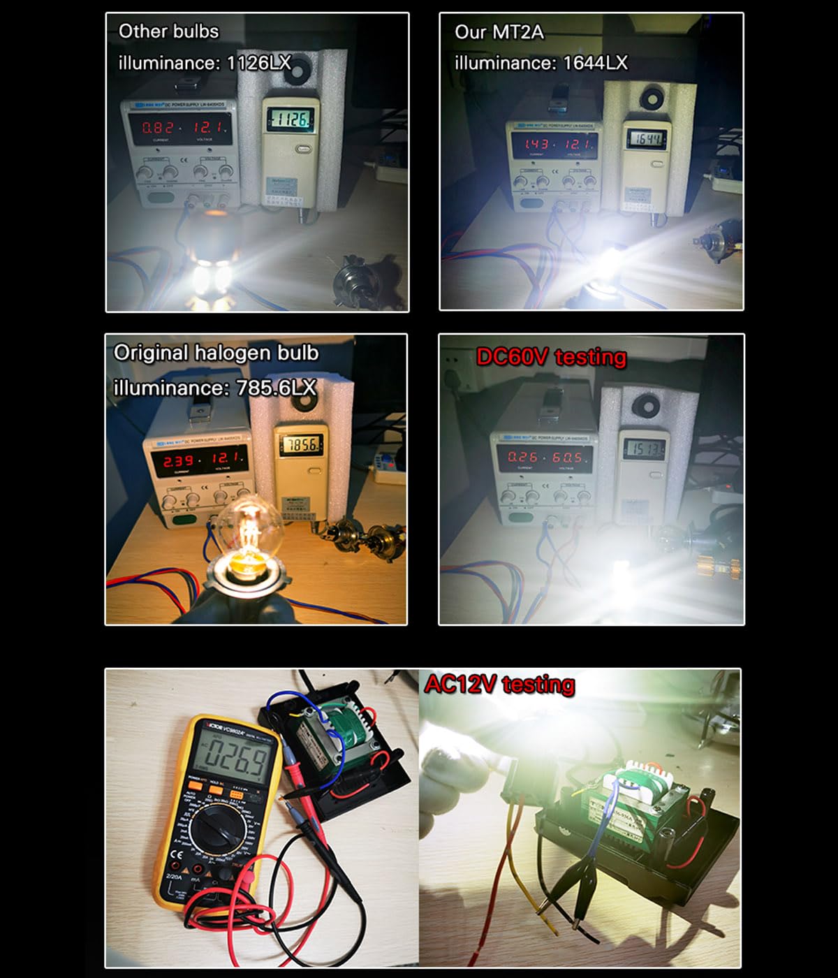 SageSunny BA20D LED Lampadina H6 Cross Board/Strade per moto e scooter motociclisti, 1500lm 6500k, lotto de1, garanzia 1 anni