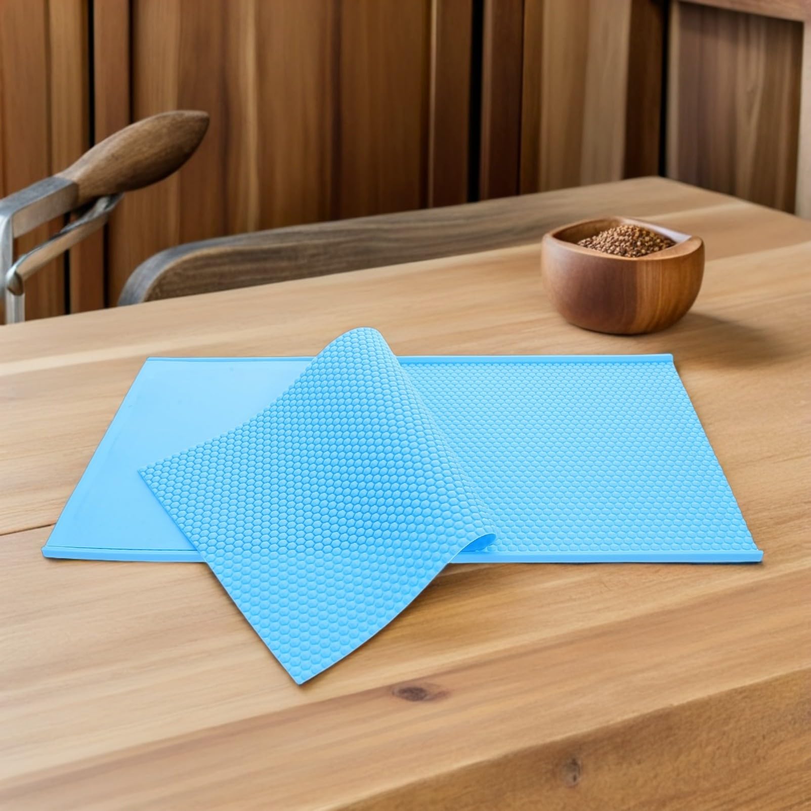 ibasenice Stampo in Silicone per Cera d Api Design Creativo Diy, Matrice Riutilizzabile per Fogli di Cera d Api, per Apicoltura Professionale e Hobby a Casa