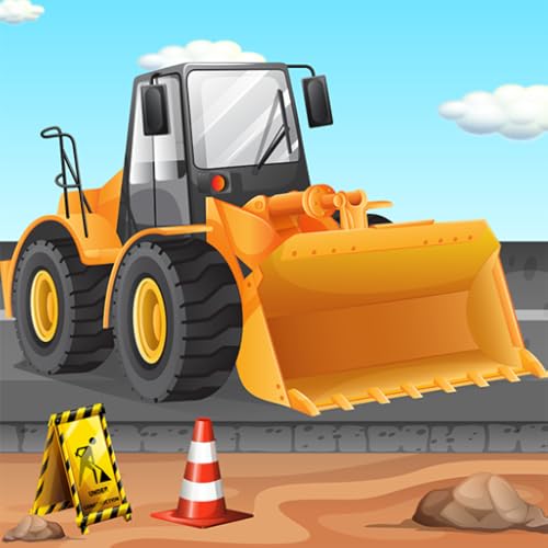 Juego de camiones de construcción de casas
