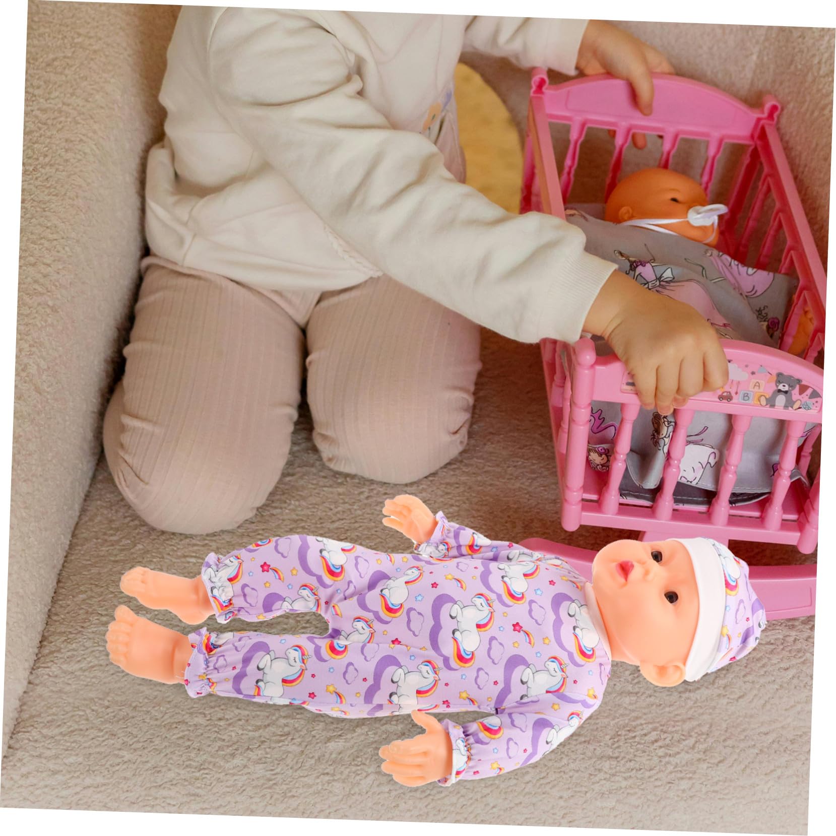 Vêtements pour Poupée Reborn, 5 Ensembles en Tissu, Style Adorable