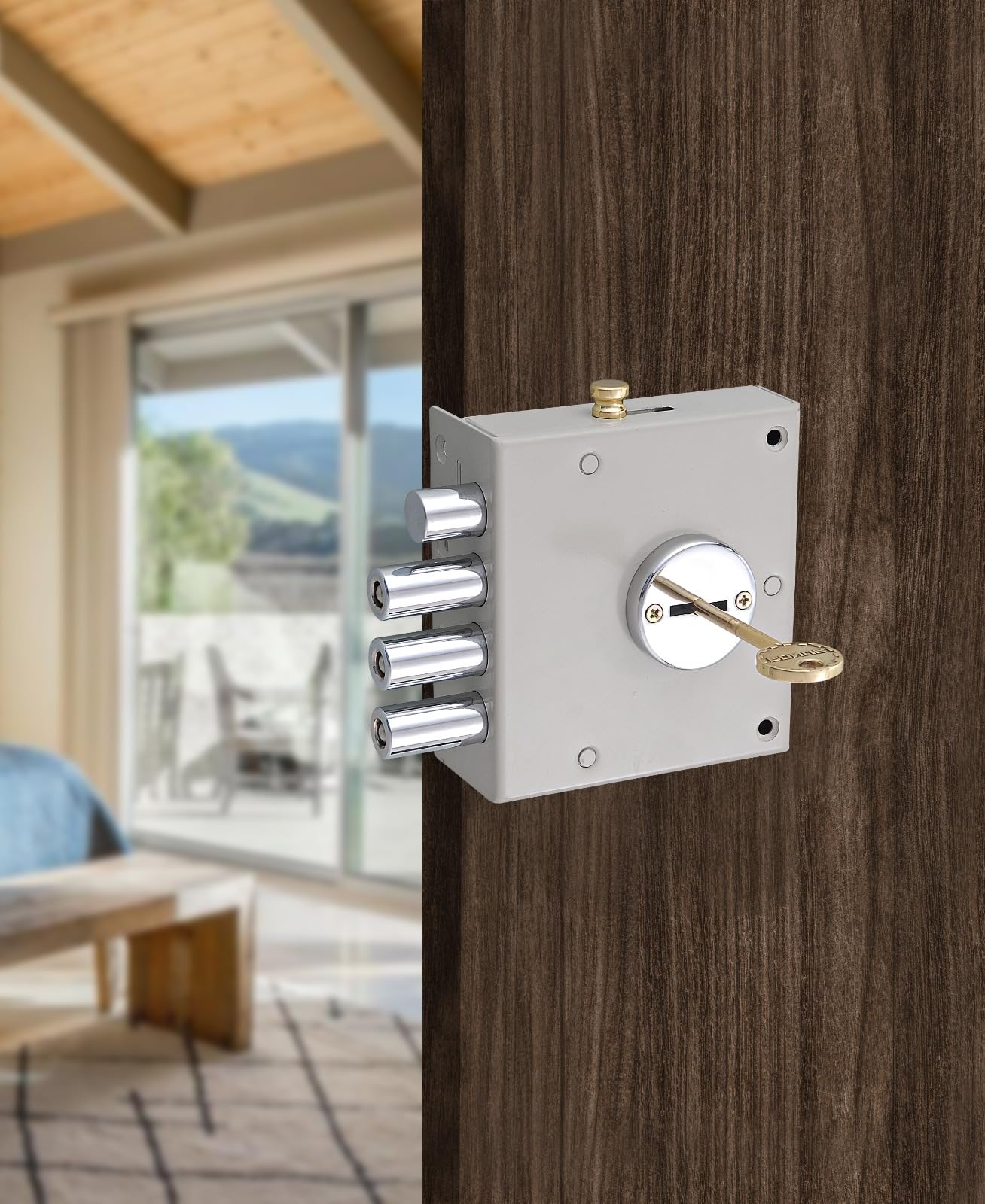 Bonus Hercules 10 Lever High Security Lock (Colour-Powder Coated Finish)(Size-30-50MM)(Material-Lock(Mild Steel), Knob(Brass)) (B08N42K7TS) Amazon Price History, Amazon Price Tracker
