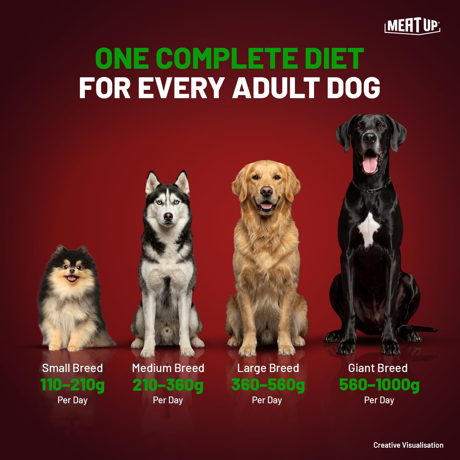 Meat Up Adult Dry Dog Food 6kg (3kg + 3kg) | 100% Vegetarian | Supports Healthy Skin & Beautiful Coat | Rich in Antioxidants | Enriched with Vitamins & Minerals 1