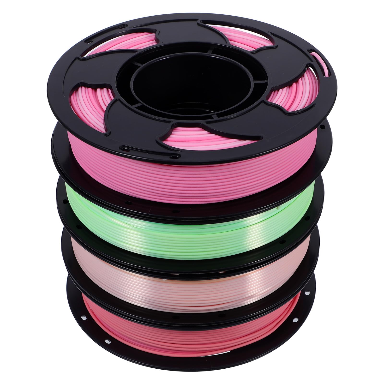 Filamento Pla para Impresión 3d 1.75mm 250g 4 Rollos Plástico Estable