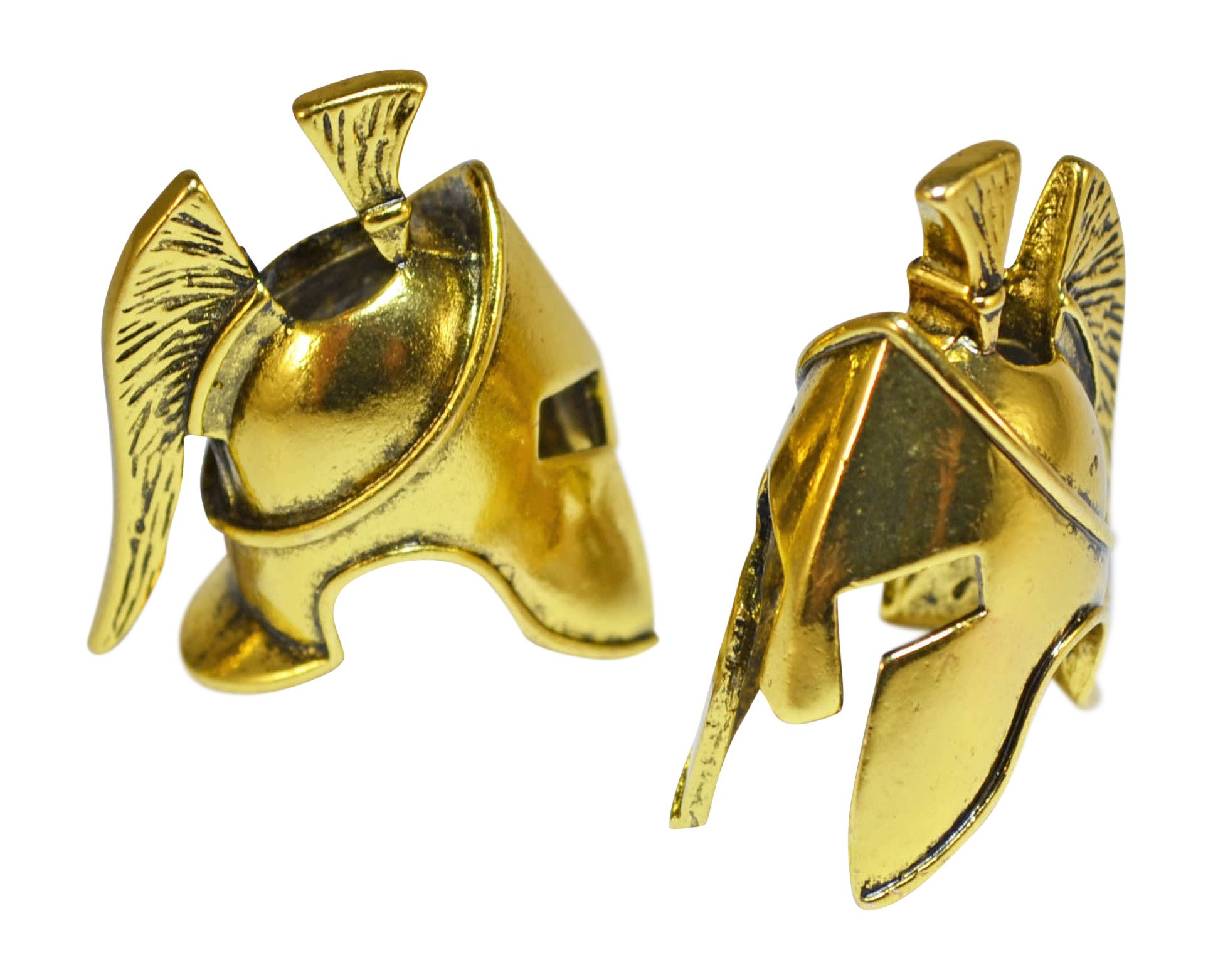 Spartan Paracord Bead Twin Pack Antique Gold Finish