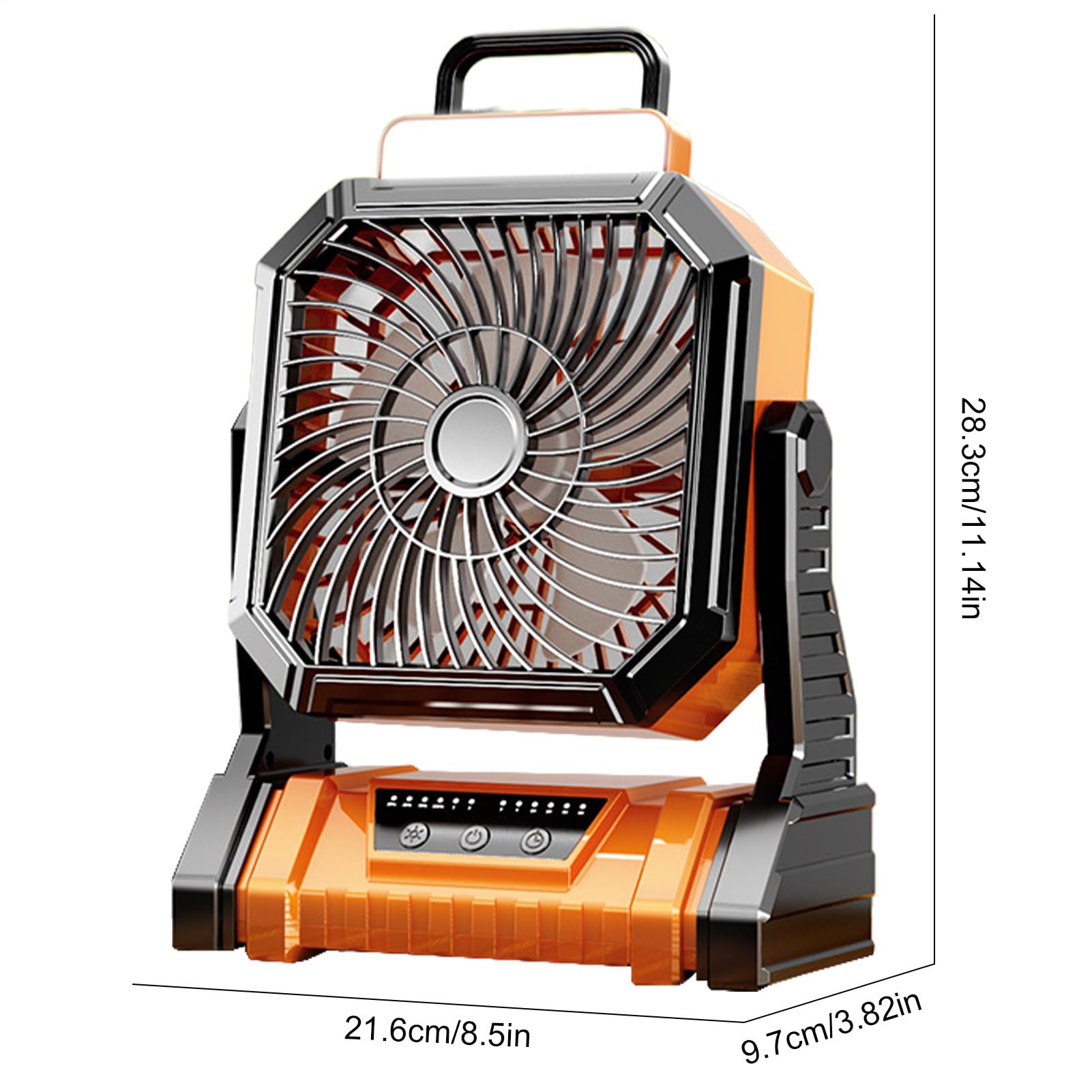 Ventiladores Camping Para Tiendas 5400 mAh Soplador De Aire 4 Modos, | Ventilador De Camping Personal Compacto Linterna, exteriores, interiores, tienda, playa, viaje, deportes,