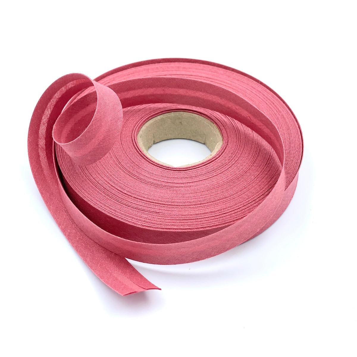 Craft Cult 16mm Wide Plain Bias Binding Tape - 25 Metre Roll (73 - Dusty Pink)