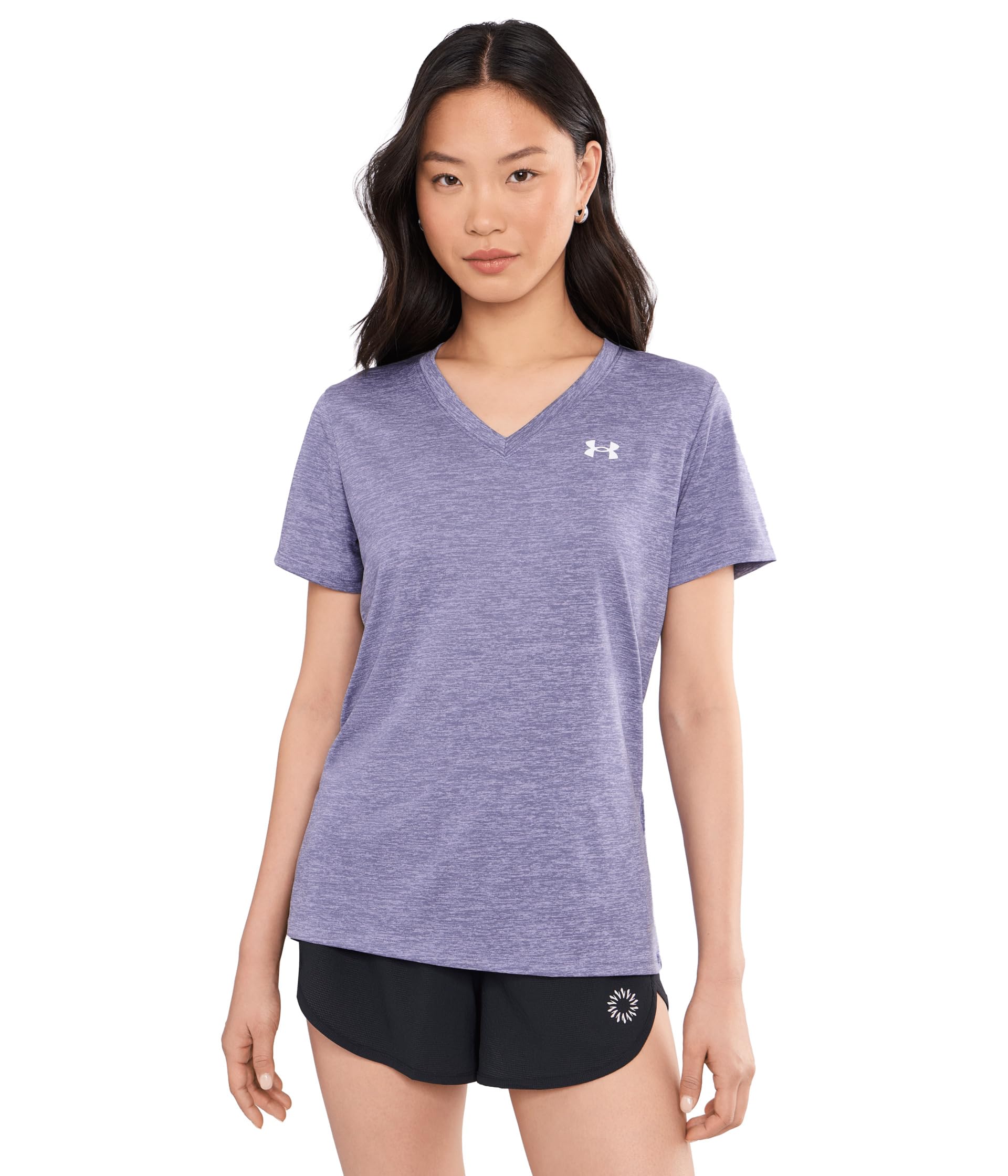 Under Armour Women's Tech Twist V Neck Short Sleeve T-Shirt
